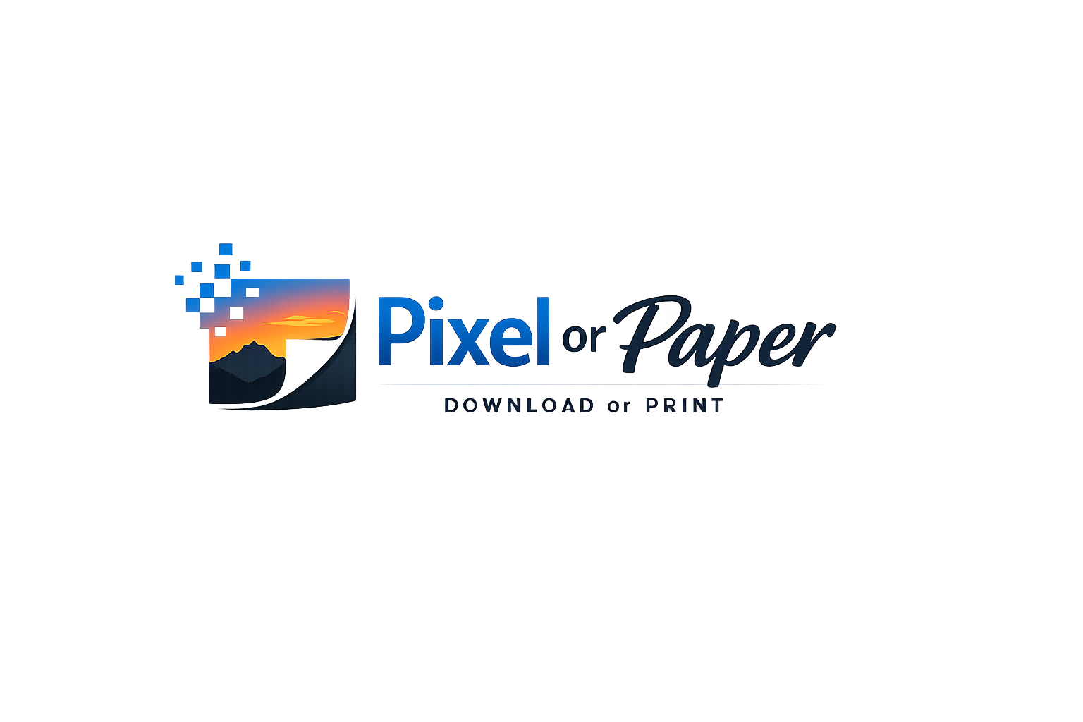 Pixel or Paper logo